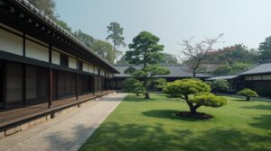 川越の街を徒歩や自転車で移動する観光風景 